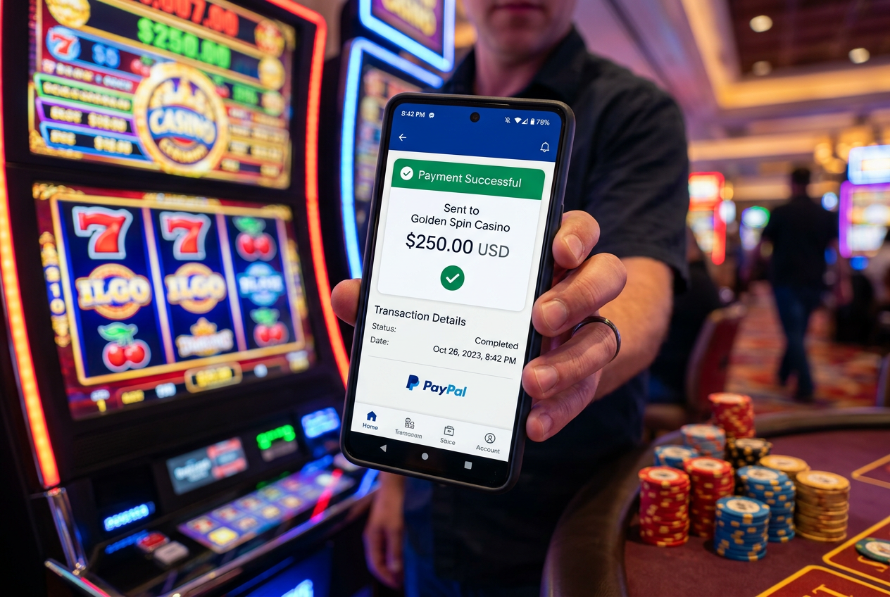 Moderní rozhraní platební brány PayPal v českém online kasinu